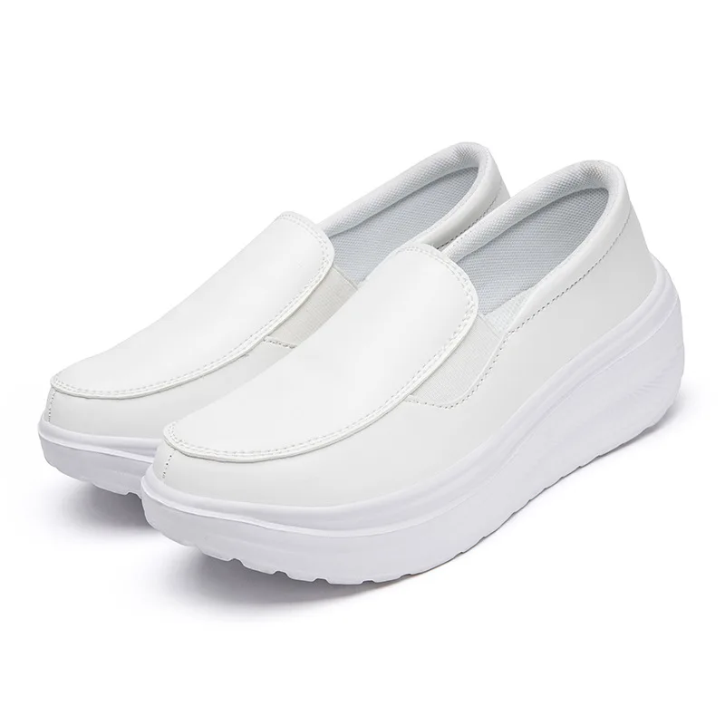 Chaussures de travail en cuir pour femmes, semelle souple et confortable. - image de produit 4