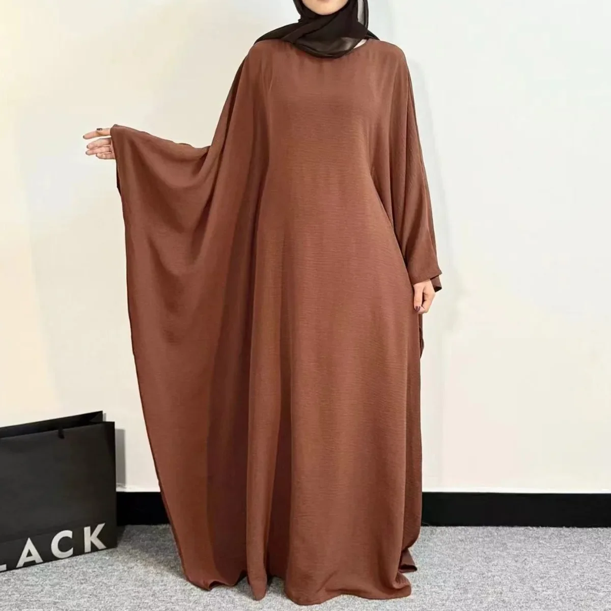 Robes Maxi Abayas pour femmes musulmanes - Robes Ramadan islamique - image de produit 8